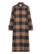 Selected Femme Slfevana Long Wool Coat Brun