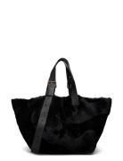 Anik Shearling E/W Tote Shopper Väska Black AllSaints
