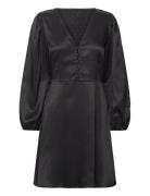 Enitta New Short Dress Kort Klänning Black A-View