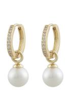 Core Pearl Ring Ear Accessories Jewellery Earrings Hoops Gold SNÖ Of S...