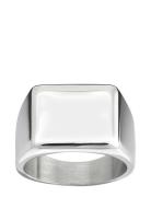 Cole Signet Ring Steel Ring Smycken Silver Edblad