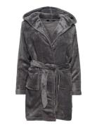 Decoy Short Robe W/Hood Morgonrock Grey Decoy