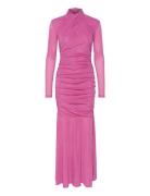 Adiagz Ls Long Dress Maxiklänning Festklänning Pink Gestuz