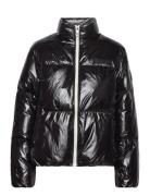 New York Gloss Puffer Jacket Fodrad Jacka Black Tommy Hilfiger