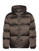 Hooded Puffer Jacket Fodrad Jacka Brown Filippa K