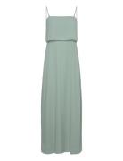 Vimilina Strap Maxi Dress - Noos Maxiklänning Festklänning Green Vila