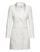 Yasyara Ls Lace Blazer Dress - Celeb Kort Klänning White YAS