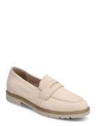 Women Slip-On Loafers Låga Skor Beige Tamaris