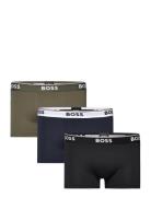 Trunk 3P Power Boxerkalsonger Black BOSS