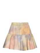 Skylight Print Ruffle Short Skirt Kort Kjol Multi/patterned Bobo Chose...