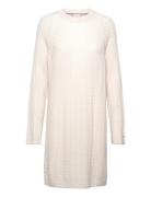 Tommy Hilfiger Soft Wool Ao Cable C-Nk Dress Kräm