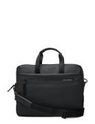 Rubberized Slim Conv Laptop Bag Datorväska Väska Black Calvin Klein