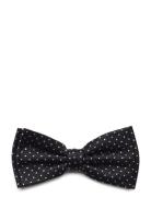 Dots Silk Bow Tie Fluga Navy Portia 1924