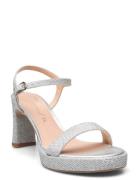 Soro24Ev Sandal Med Klack Silver UNISA