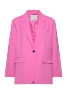 ONLY Carmakoma Cardamie L/S Pinst Slit Ovs Blazer Tlr Rosa