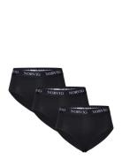 NORVIG 3-Pack Womens Maxi Brief Svart