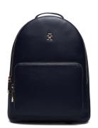 Th Essential Sc Backpack Corp Ryggsäck Väska Blue Tommy Hilfiger