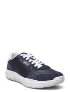 Spa Racer 100 Leather-Suede Sneaker Låga Sneakers Navy Polo Ralph Laur...