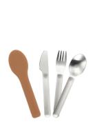 Kids Cutlery Set Home Meal Time Cutlery Multi/patterned Haps Nordic
