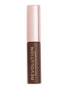 Revolution Brow Gel Medium Brown Ögonbrynsgel Smink Brown Makeup Revol...