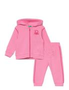 Set Jacket+Trousers Sets Sweatsuits Pink United Colors Of Benetton