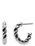 Indio Creoles L Steel Accessories Jewellery Earrings Hoops Silver Edbl...