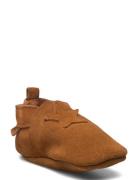 Elastic Slipper Suede Slippers Inneskor Brown En Fant