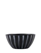 Bowl, Line, Black/Brown Home Tableware Bowls Breakfast Bowls Brown Hou...