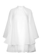 Yasganzi Ls Dress - Ka Kort Klänning White YAS