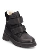 Boots - Flat - With Lace And Zip Vinterkängor Med Kardborreband Black ...