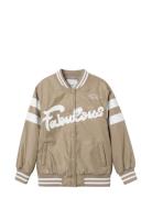 Nkfmaj Bomber Jacket Bomberjacka Beige Name It