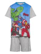 Pyjama Pyjamas Set Grey Marvel