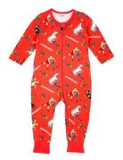 Strongest Pyjamas Pyjamas Sie Jumpsuit Red Martinex