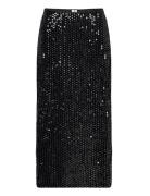 Onllucy Long Skirt Wvn Knälång Kjol Black ONLY