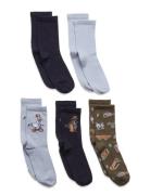 Nmmvagn 5P Sock Sockor Strumpor Navy Name It