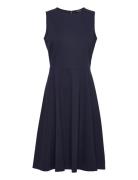 Lauren Ralph Lauren Ponte Fit-And-Flare Dress Marinblå