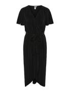 YAS Yasolinda Ss Midi Wrap Dress S. Noos Svart