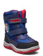 Supermario Snowboot Vinterkängor Med Kardborreband Multi/patterned Sup...