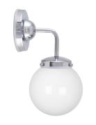 Globen Lighting Wall Lamp Lamp Alley Ip44 Silver