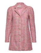 Carly Bouchle Blazer Blazers Single Breasted Blazers Pink A-View