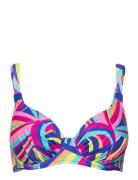 Wiki Full Cup Bikini Top Multi/patterned