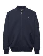 Polo Ralph Lauren Double-Knit Bomber Jacket Blå