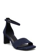 Luisa Sandal Med Klack Navy VAGABOND