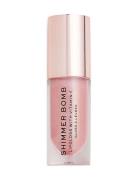 Revolution Shimmer Bomb Glimmer Läppglans Smink Pink Makeup Revolution
