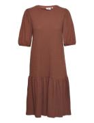 Peggysz Dress Knälång Klänning Brown Saint Tropez