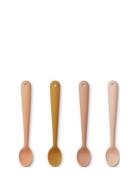 Liewood Siv Feeding Spoon 4-Pack Rosa