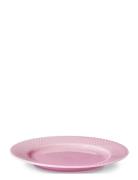 Lyngby Porcelæn Rhombe Color Lunch Plate Rosa