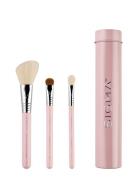 SIGMA Beauty Essential Trio Brush Set Pink Rosa