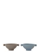 OYOY MINI Tiny Inka Bowl - Pack Of 2 Multi/patterned