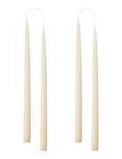 Kunstindustrien Hand Dipped Candles, 4 Pack Vit